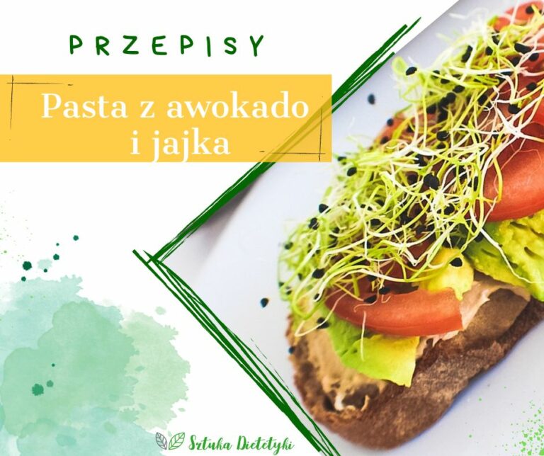 Pasta z awokado i jajka